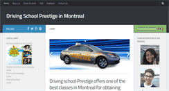 Desktop Screenshot of ecoledeconduiteprestige.com